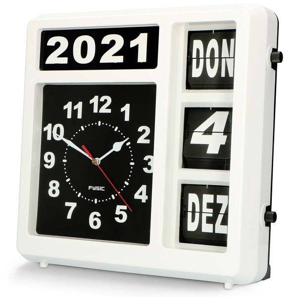 Große deutschsprachige analoge Uhr