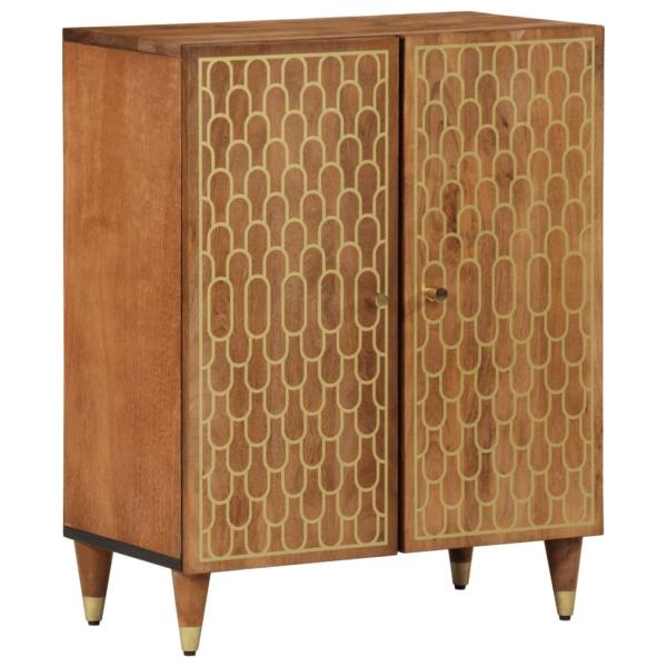 ARDEBO.de - Beistellschrank 60x33x75 cm Massivholz Mango