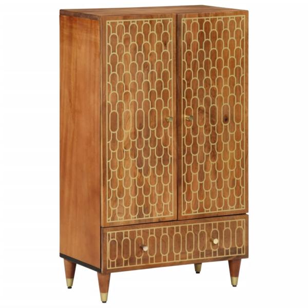 ARDEBO.de - Highboard 60x33x100 cm Massivholz Mango