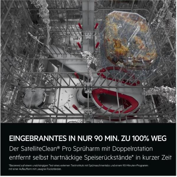AEG GI8200A2SG 8000 Vollintegrierter Geschirrspüler, 60 cm breit, 14 Maßgedecke, SatelliteClean Pro, ZoneClean, AquaSave, SmartSelect Connect Display, AirDry, Besteckschublade (911473014)