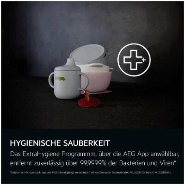 AEG GI7200B1SG 7000 Vollintegrierter Geschirrspüler, 60 cm breit, 13 Maßgedecke, AquaSave, SmartSelect Connect Display, AirDry, ExtraSilent, Besteckkorb (911472009)