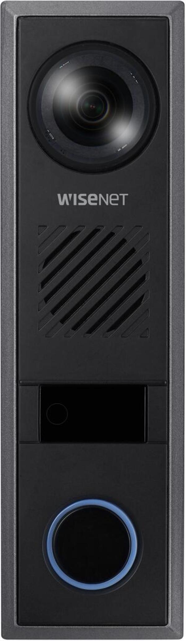 ARDEBO.de Hanwha Vision 2MP Gegensprechanlage, IR 5m, PoE: 12VDC, IP65, IK08, schwarz (TID-600R)