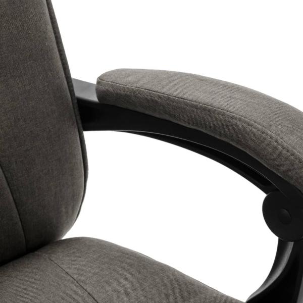 Massage-Bürostuhl Grau Stoff