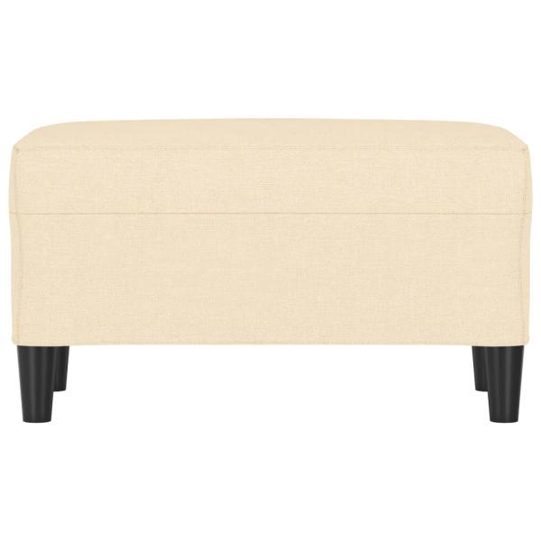 Sitzbank Creme 70x35x41 cm Stoff