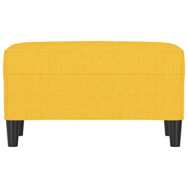 Sitzbank Hellgelb 70x35x41 cm Stoff