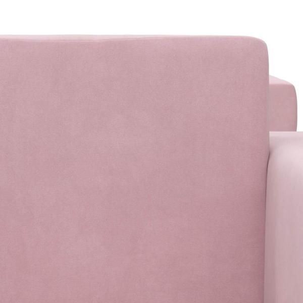 Schlafsofa für Kinder Rosa Weicher Plüsch