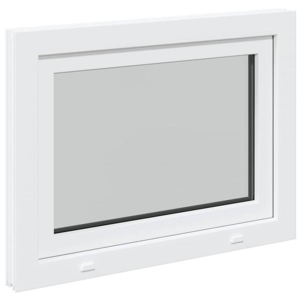 Kellerfenster "RISOR" 80x60 cm Drehkipp DIN Links Weiß