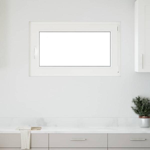 ARDEBO.de - Kellerfenster "RISOR" 100x60 cm Drehkipp DIN Rechts Weiß