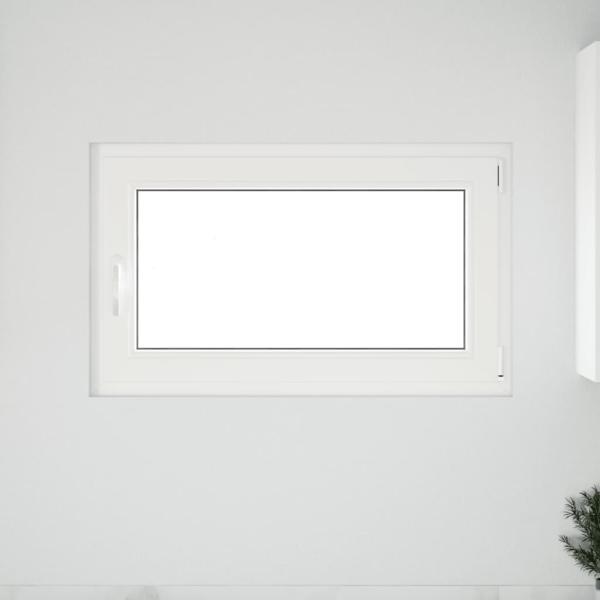 Kellerfenster "RISOR" 100x60 cm Drehkipp DIN Rechts Weiß