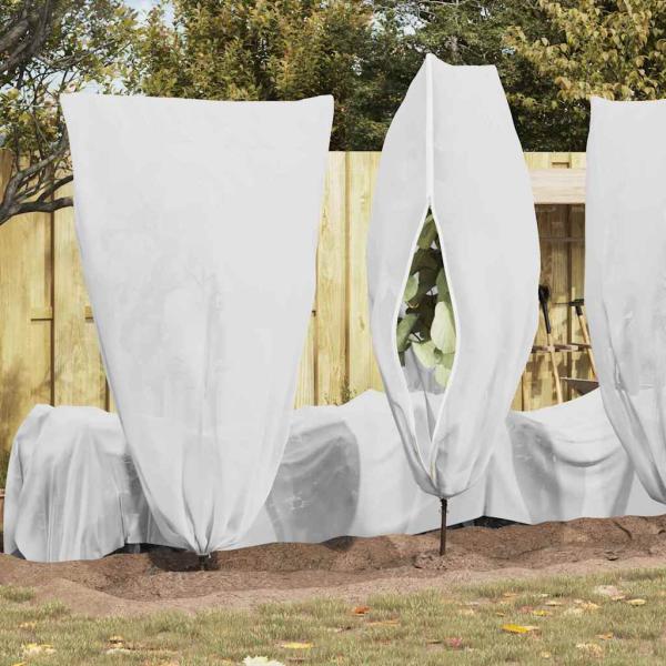 Frostschutzpflanzenfleeceabdeckungen 5 pcs Weiß 1,8 x 1,2 m