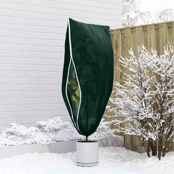 Frostschutzpflanzenfleeceabdeckungen 5 pcs Grün 1,55 x 1 m