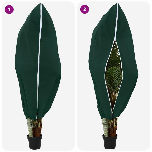 Frostschutzpflanzenfleeceabdeckungen 5 pcs Grün 1,8 x 1,2 m