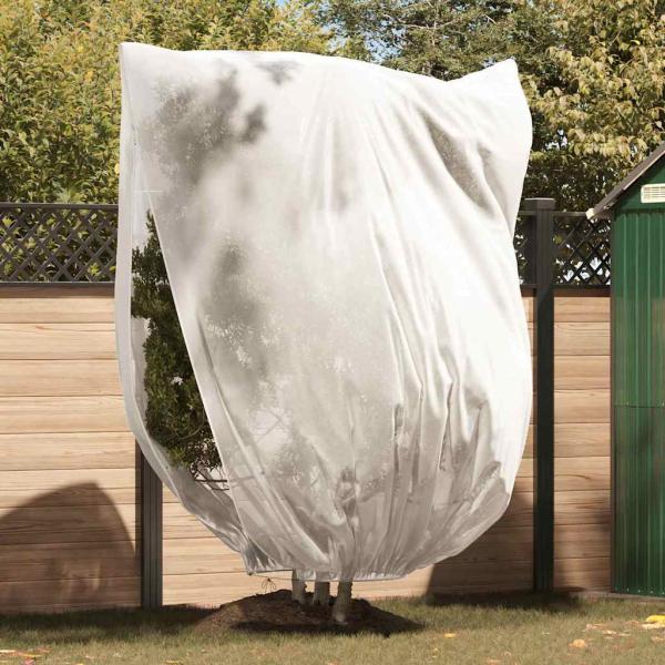 ARDEBO.de - Frostschutzpflanzenfleeceabdeckungen 3 pcs Weiß 2,4 x 2 m