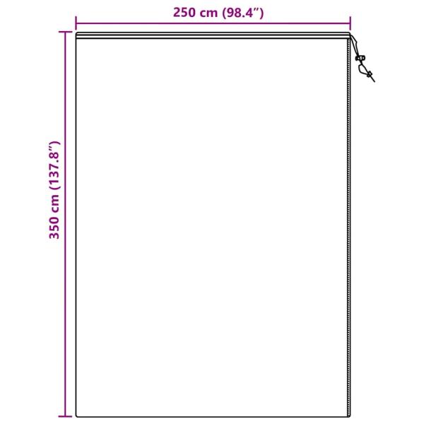 Frostschutzpflanzenfleeceabdeckungen 3 pcs Weiß 3,5 x 2,5 m