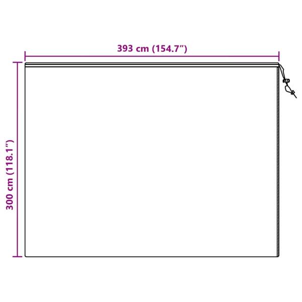 Frostschutzpflanzenfleeceabdeckungen 3 pcs Beige 3,5 x 3,93 m
