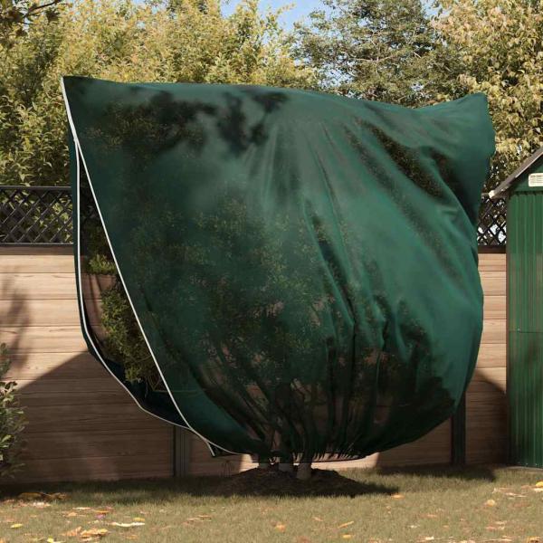 ARDEBO.de - Frostschutzpflanzenfleeceabdeckungen 3 pcs Grün 3,5 x 3,93 m