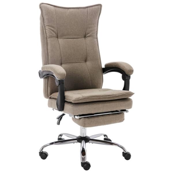 ARDEBO.de - Bürostuhl Taupe Stoff