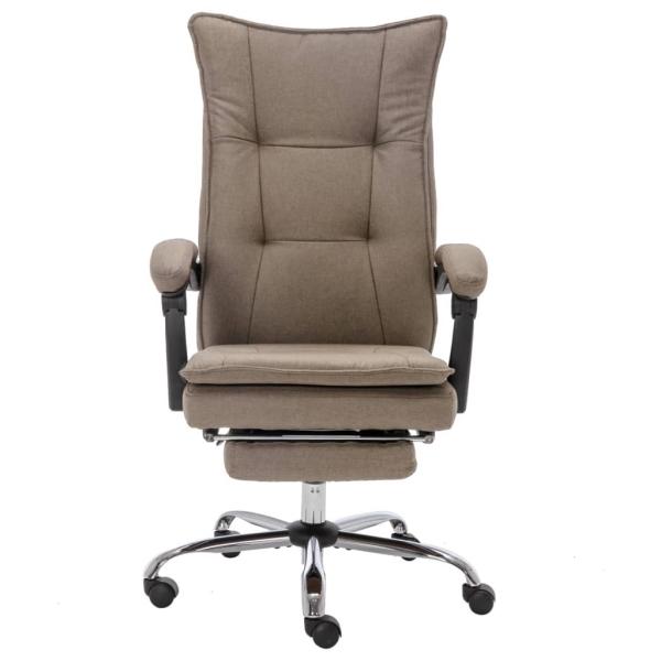 Bürostuhl Taupe Stoff