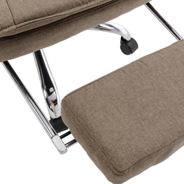 Bürostuhl Taupe Stoff