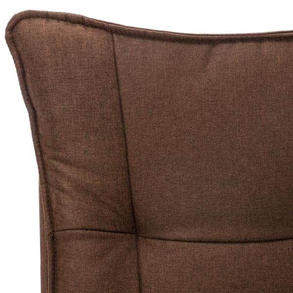 Bürostuhl Braun Stoff