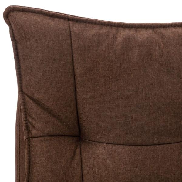 Massage-Bürostuhl Braun Stoff