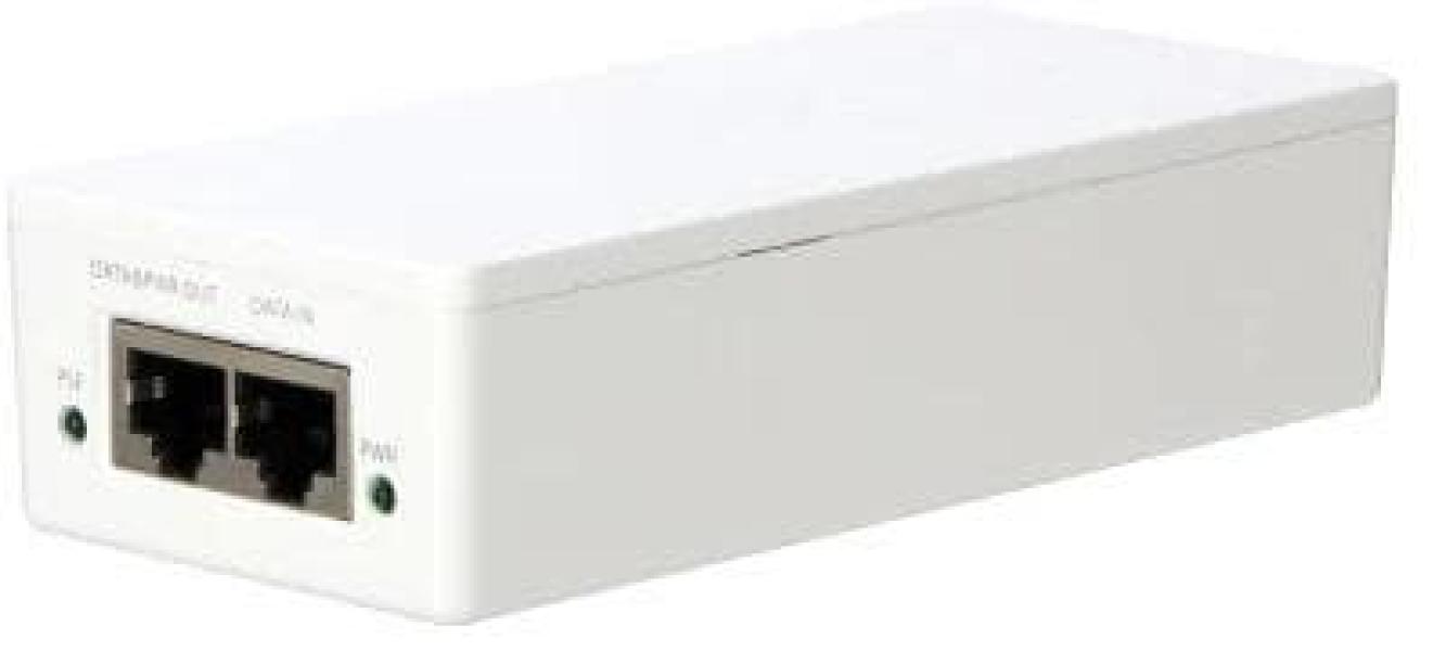 ARDEBO.de Burg Guard BWnet-10120 1-Kanal Gigabit PoE Injektor zur Spannungsversorgung von IP Kameras gemäß IEEE 802.3 af/at Standard (581023)
