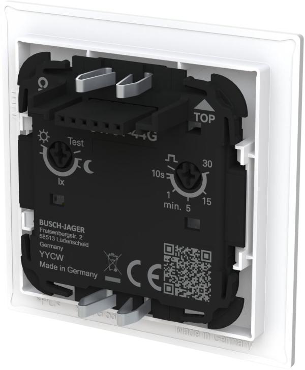 Busch-Jaeger 64761-44M Busch-Wächter® 180 flex Basic Sensor, art linear, Bewegungssensor, Selectlinse, studioweiß matt (2CKA006800A3121)