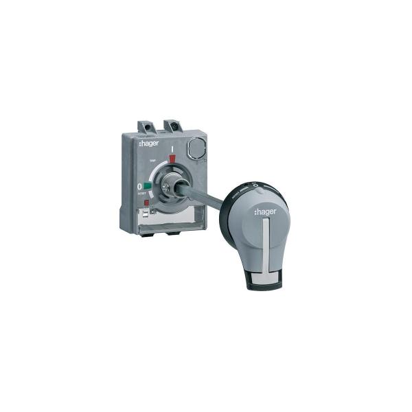 ARDEBO.de Hager HXS031H Drehantrieb zum Türeinbau, Achslänge 200mm P160, verriegelbar