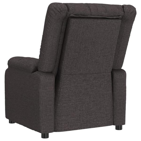 Relaxsessel Elektrisch Dunkelbraun Stoff