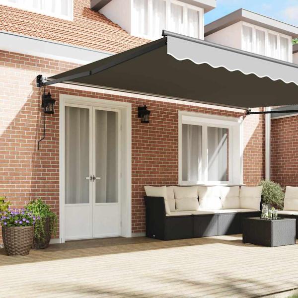Markise Anthrazit 4,5 ×3 m Metall