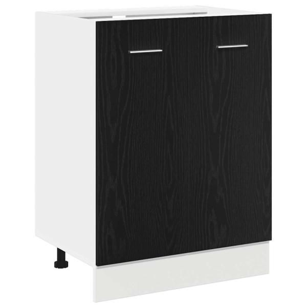 Unterschrank Schwarzeiche 60x46x81,5 cm Holzwerkstoff