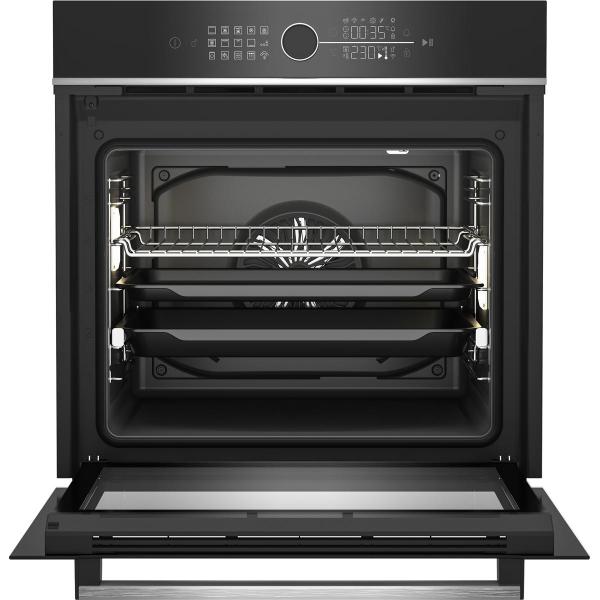 Beko BBIM13400XS EEK: A+ Einbaubackofen, 60 cm breit, 72 L, SoftDoor, CleanZone, PizzaPro, edelstahl