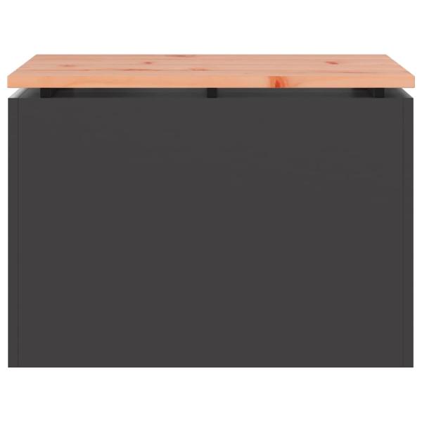 Gartenbank Schwarz 60 x 40 x 43 cm