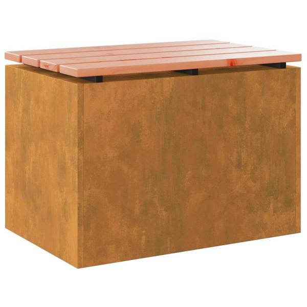 Gartenbank Rostig 60 x 40 x 43 cm Wetterfeststahl