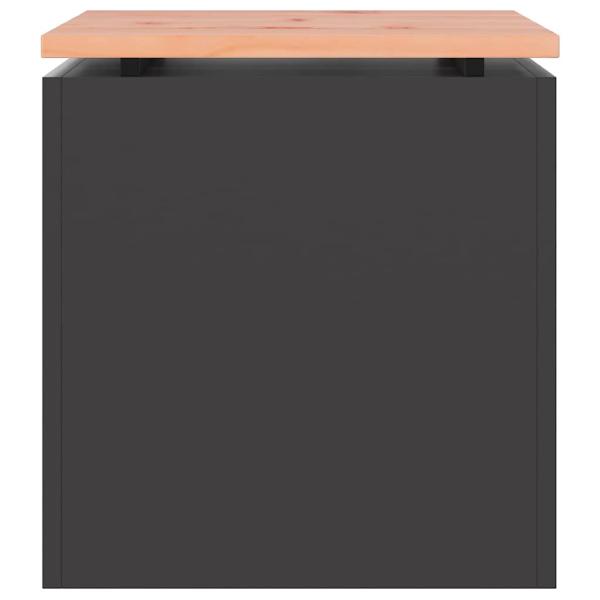 Gartenbank Schwarz 40 x 40 x 43 cm Stahl