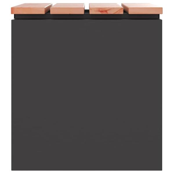 Gartenbank Schwarz 40 x 40 x 43 cm Stahl