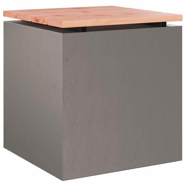 Gartenbank Rostig 40 x 40 x 43 cm Wetterfeststahl