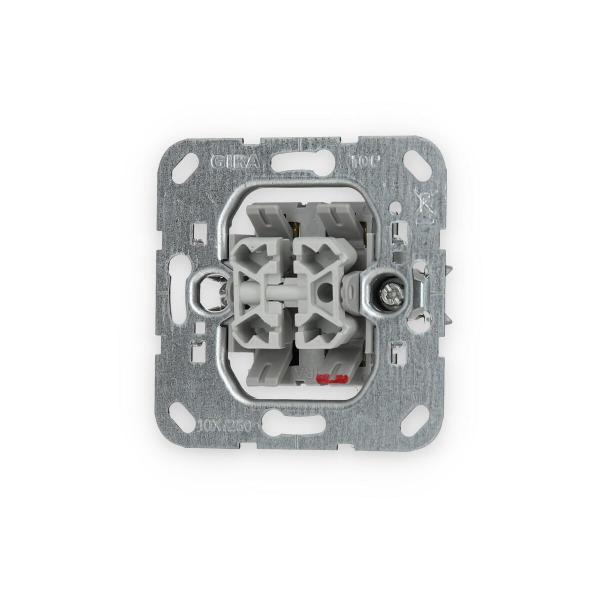 Gira 010500 Einsatz Wippschalter, 10 AX, 250 V~, Serienschalter, 1 Stück