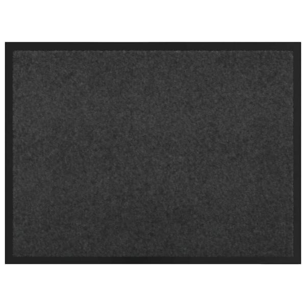 Fußmatte Anthrazit 60 x 80 cm Teddystoff