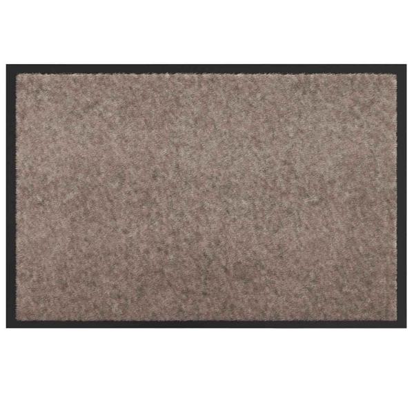 Fußmatte Beige 40 x 60 cm Teddystoff