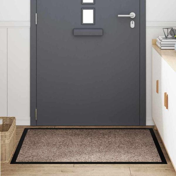 Fußmatte Beige 80 x 120 cm Teddystoff