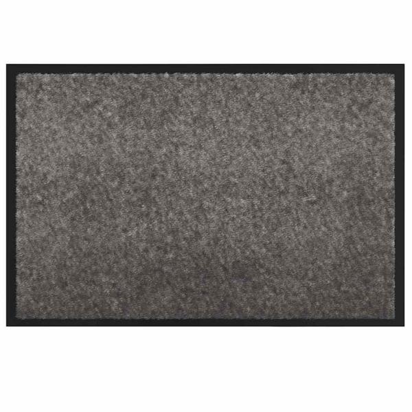 Fußmatte Hellgrau 40 x 60 cm Teddystoff