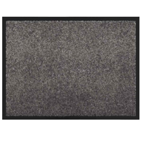 Fußmatte Hellgrau 60 x 80 cm Teddystoff