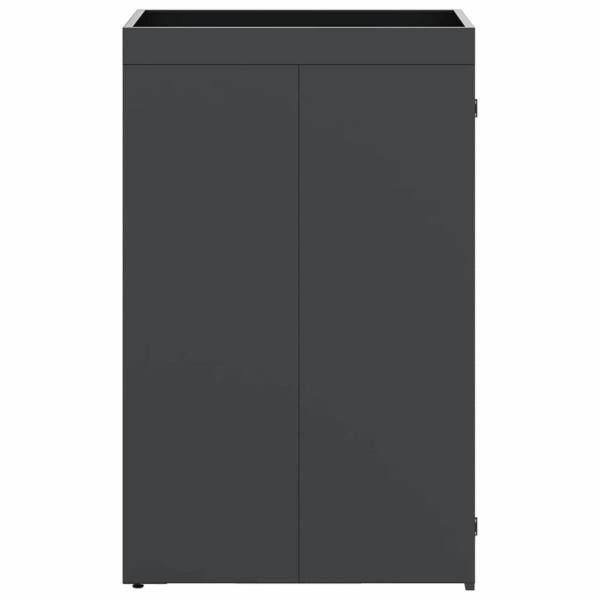 Mülltonnenlager mit Pflanzerdach für 240L Tonne Anthrazit