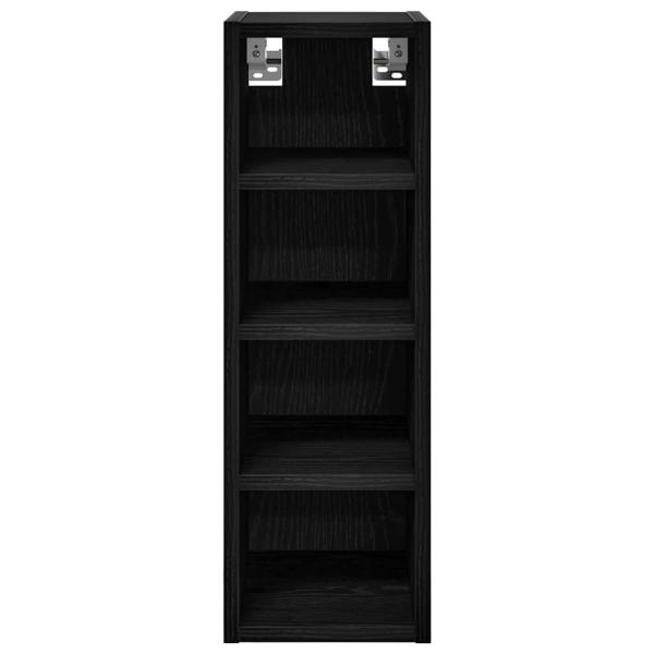 Hängeschrank Riga Schwarz Eichen-Optik 20 x 29,5 x 60 cm