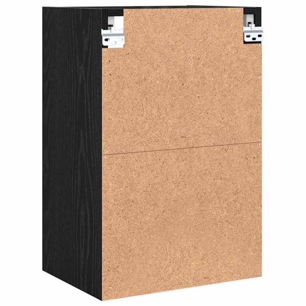 Hängeschrank Riga Schwarz Eichen-Optik 40 x 29,5 x 60 cm