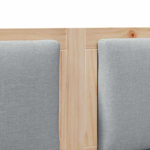 Kopfteil Sonstiges Braun 160 cm Massivholz Kiefer