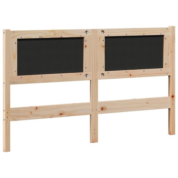 Kopfteil Braun Massivholz Kiefer