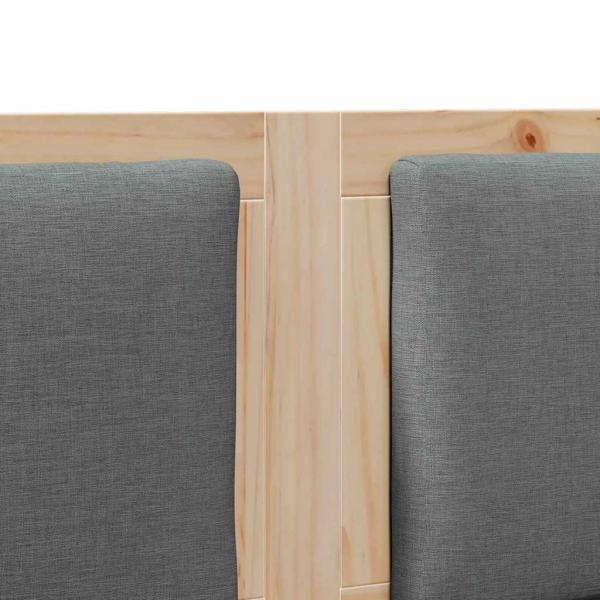 Kopfteil Sonstiges Braun 150 cm Massivholz Kiefer