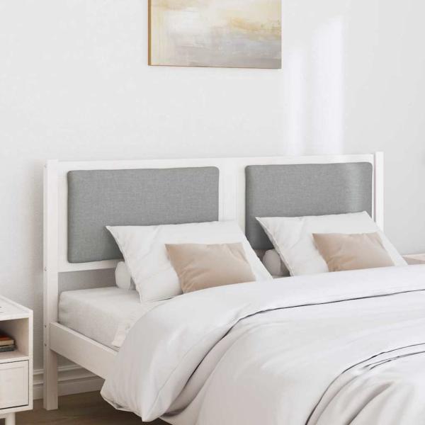 Kopfteil Sonstiges Weiß 150 cm Massivholz Kiefer